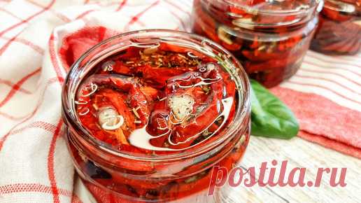 Вяленые помидоры 🍅 в духовке! Домашние вяленые томаты на зиму! Как вялить помидоры в духовке рецепт | Сборник рецептов | Дзен