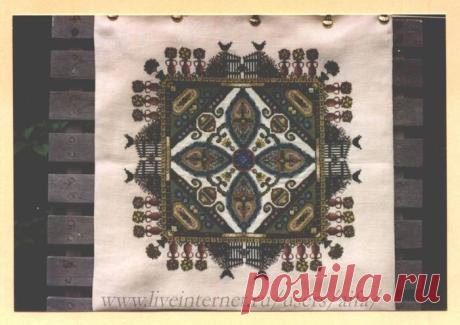 Вышивка крестом, схемы Mandala Garden1