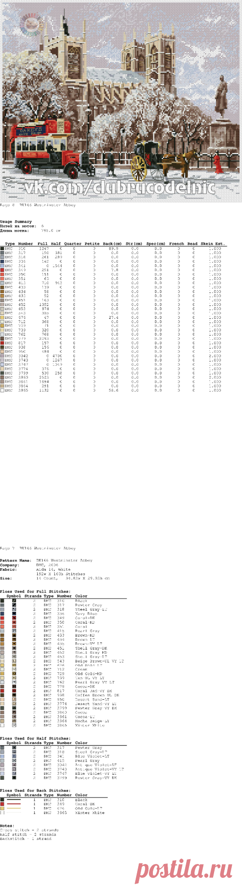 ВЫШИВКА-Westminster Abbey