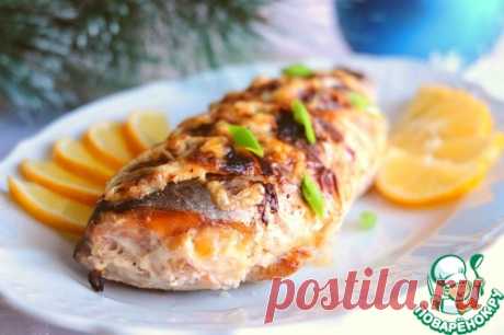 Голец, фаршированный креветками и сыром - кулинарный рецепт