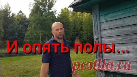 Купили и привезли на черничный хутор венец к дому. Реставрация хутора продолжается