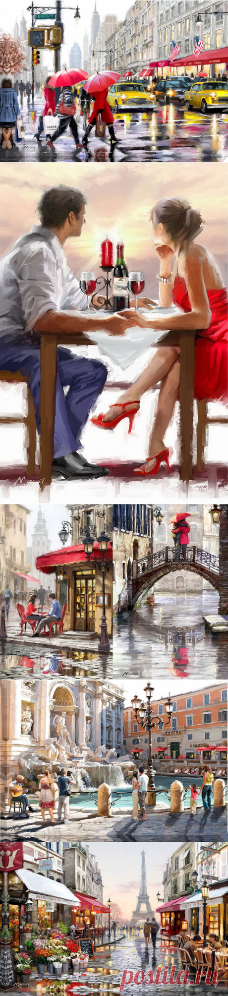 Richard Macneil, 1958 ~ Cityscape painter | Part. 2 | Tutt'Art@ | Pittura * Scultura * Poesia * Musica |