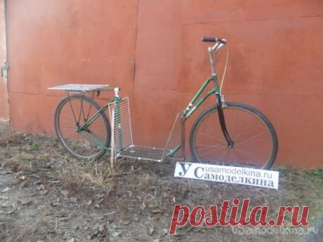 Самокат самодельный из серийного велосипеда