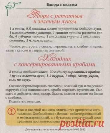 Тюря с репчатым и зеленым луком. Холодник с консервированными крабами