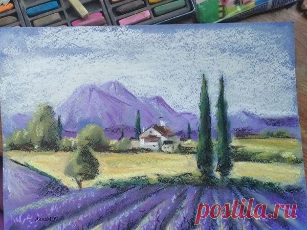 ​Мастер-класс сухой пастелью 