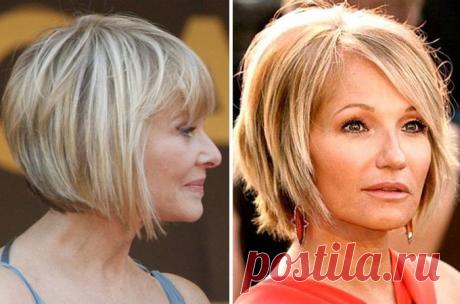 Омолаживающие стрижки для женщин после 40