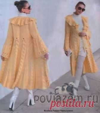 Вязаное пальто «Нежность»