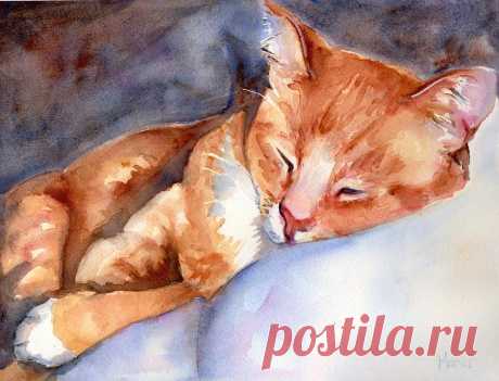 Sweet Deams by Maria Reichert Sweet Deams Painting by Maria Reichert