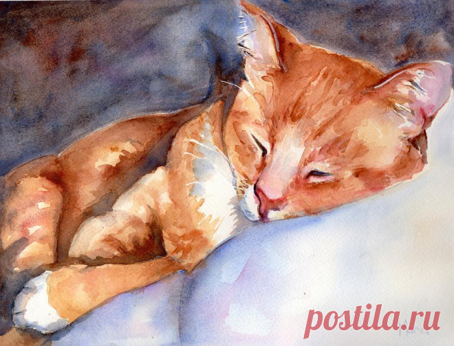 Sweet Deams by Maria Reichert Sweet Deams Painting by Maria Reichert