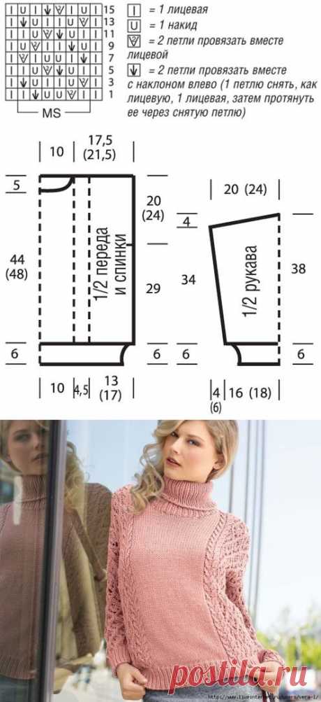 сообщение VERA-L : Свитер с узором из ромбов (08:49 03-11-2015) [5038720/375820055] - allavict2008@mail.ru - Почта Mail.Ru