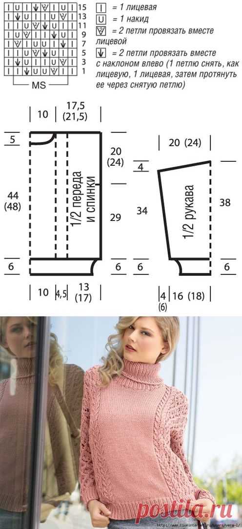 сообщение VERA-L : Свитер с узором из ромбов (08:49 03-11-2015) [5038720/375820055] - allavict2008@mail.ru - Почта Mail.Ru