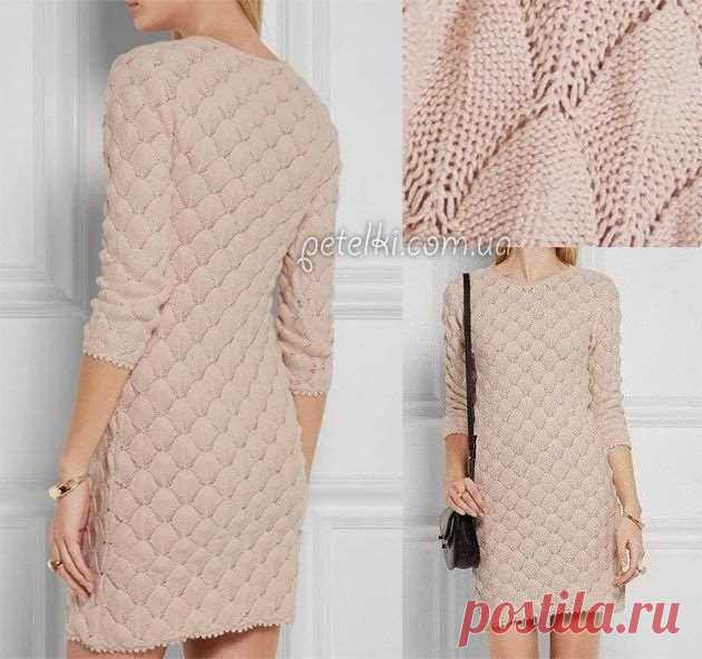 Нежное платье спицами . Милая Я