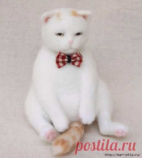 КОТЫ И КОШЕЧКИ В ТЕХНИКЕ СУХОЕ ВАЛЯНИЕ ИЗ ШЕРСТИ