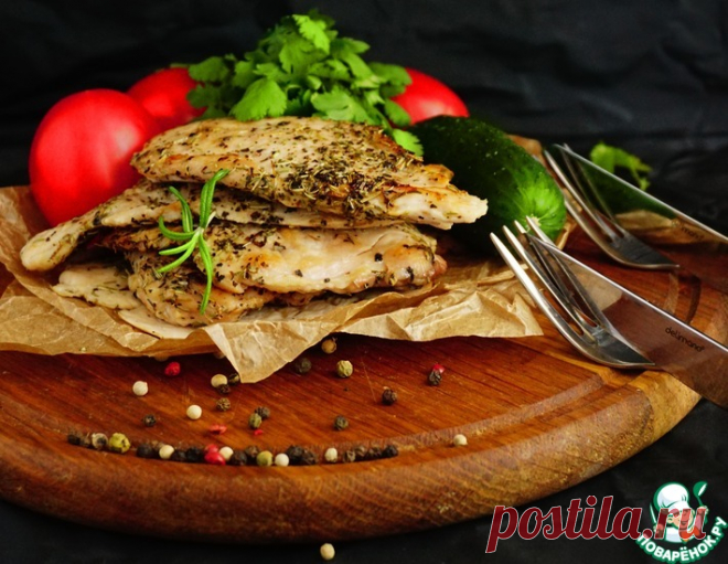 Жареная куриная грудка в пергаменте – кулинарный рецепт