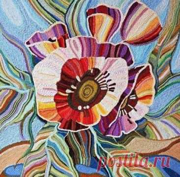 Идеи работ в технике ниткографии