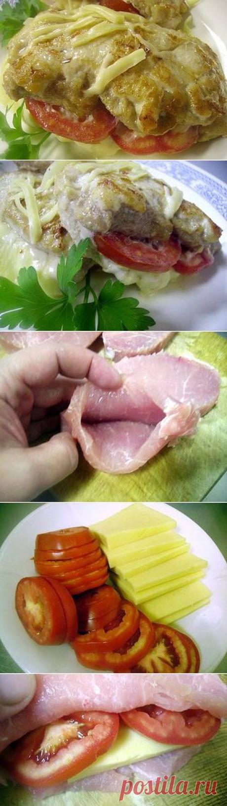 Кармашки из свинины с помидорами и сыром - Простые рецепты Овкусе.ру