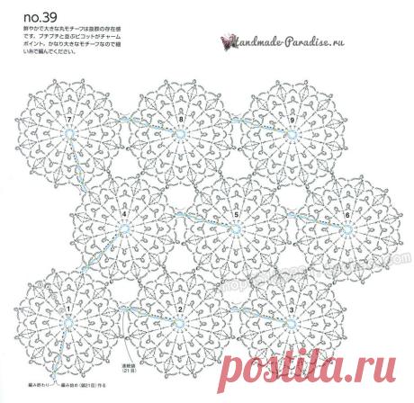 Японский журнал «Безотрывное вязание крючком » от Handmade - Paradise