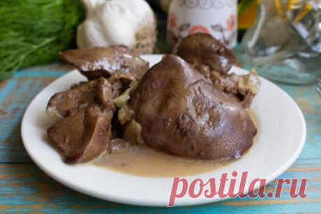 Нежнейшая куриная печень с луком в сливках | Кухонный Сумбур | Пульс Mail.ru