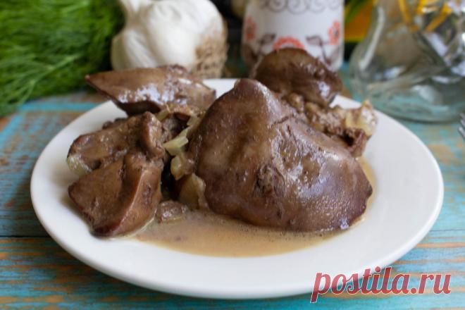 Нежнейшая куриная печень с луком в сливках | Кухонный Сумбур | Пульс Mail.ru
