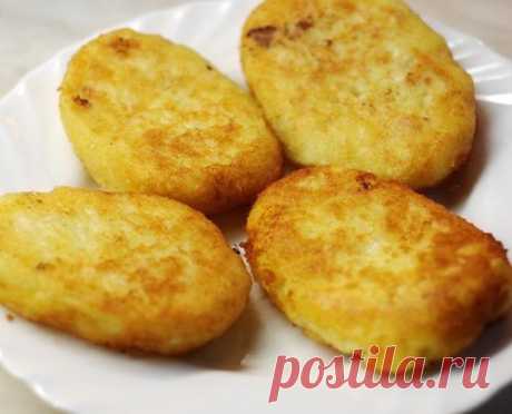 Картофельные котлеты с курицей