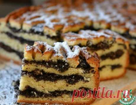 Пирог с маком и изюмом – кулинарный рецепт