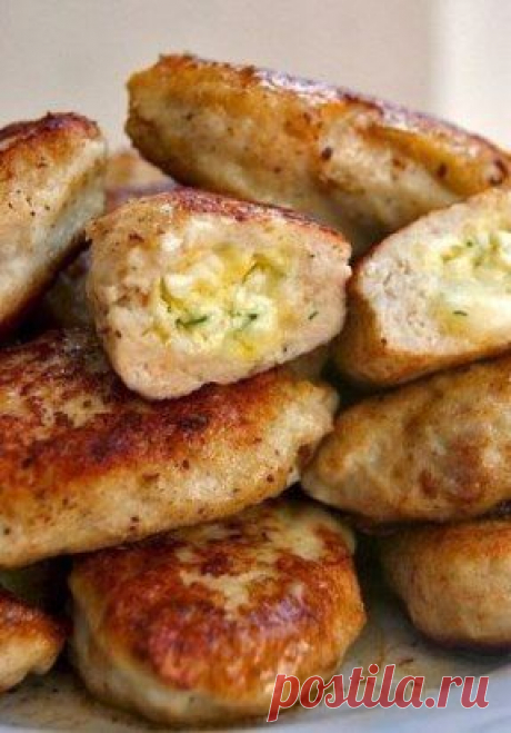 котлетки с вкусной начинкой