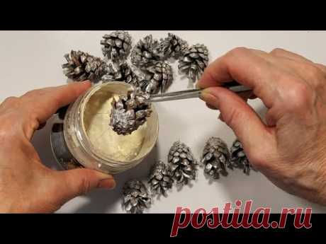 ШИШКИ + ФОЛЬГА (кухонная) ВЫ ПОТЕРЯЕТЕ ДАР РЕЧИ! ГЛАЗ НЕ ОТОРВАТЬ ОТ КРАСОТЫ) DIY поделки из шишек