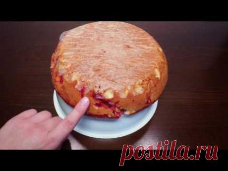 ВКУСНЫЙ ФРУКТОВЫЙ ПИРОГ В МУЛЬТИВАРКЕ 🍰 РЕЦЕПТ ПИРОГА, КАК ПРИГОТОВИТЬ #РЕЦЕПТЫ ДЛЯ МУЛЬТИВАРКИ