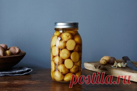 Маринованный картофель на зиму — вкуснотища необыкновенная
