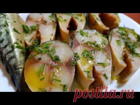 ТАКУЮ СКУМБРИЮ ВЫ ЕЩЕ НЕ ЕЛИ !!! ВКУСНОТЕНЬ ИЗ НИЧЕГО // СЕКРЕТЫ МАЛОСОЛЬНОЙ СКУМБРИИ
