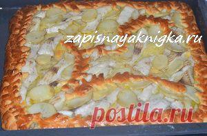 Пирог с рыбой дрожжевой | Записная книжка рецептов Анюты