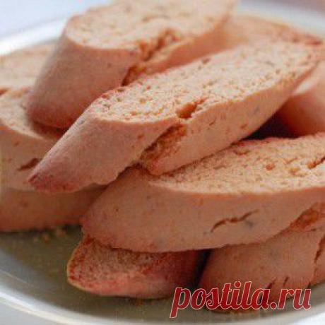 Розовое бискотти рецепт – итальянская кухня: выпечка и десерты