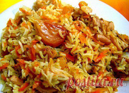 Узбекский плов с курицей