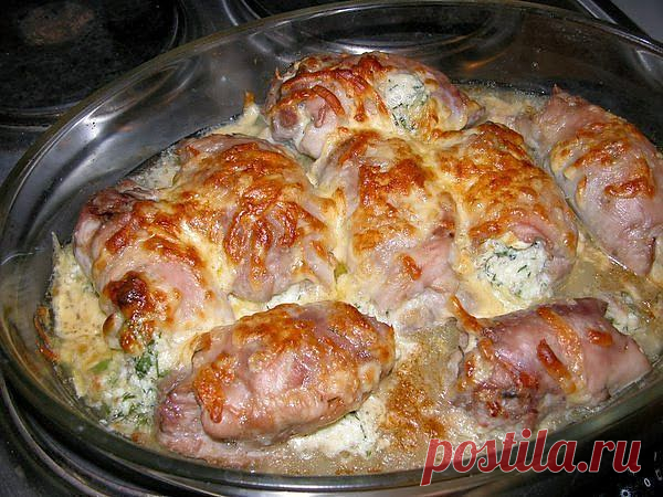 шеф-повар Одноклассники: Куриные рулетики, фаршированные яйцом, сыром и зеленью