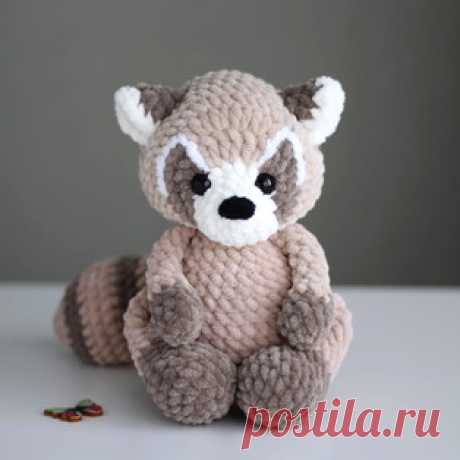 Енот амигуруми. Схемы и описания для вязания игрушек крючком! Бесплатный мастер-класс от @annushkini_igrushki по вязанию плюшевого енота крючком. Высота вязаной игрушки примерно 21 см. Для изготовления такого ено…
