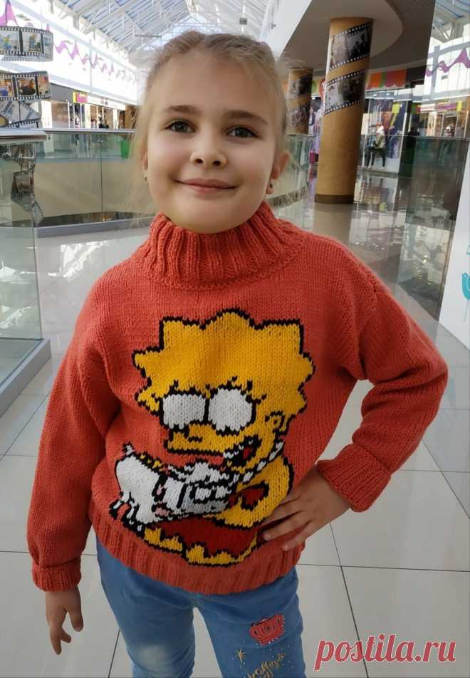 Симпсоны и миньоны в вязаных изделиях 