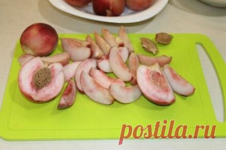 Варенье из персиков (нектаринов) на зиму с кусочками фруктов