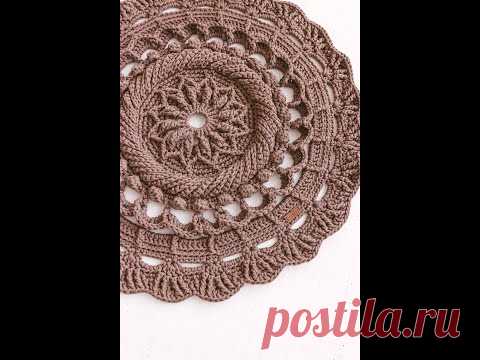 Crochet Round Rug Video Tutorial. PART 3. Rounds 16-24