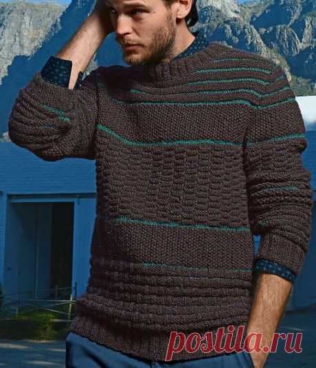 Пуловер (м) 711 Creations 2013/2014  Bergere de France