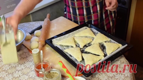 САМСА. Легко и очень вкусно! Удивление гостей гарантировано! Супер рецепт!  Мамины рецепты