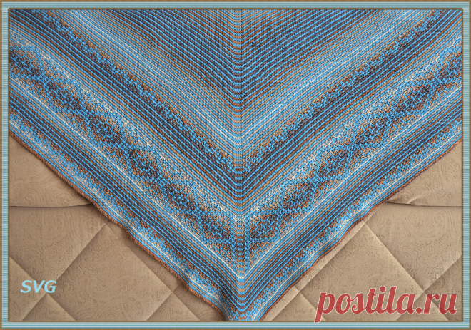 Шаль БАЛТИЙСКИЕ ЛЕГЕНДЫ | SVG Вязание спицами и крючком | Дзен