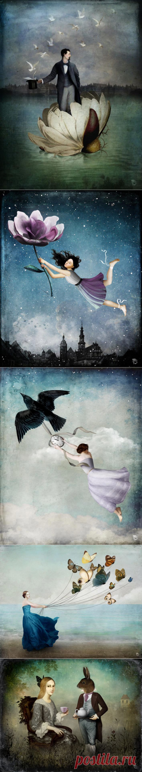 Страна чудес от Christian Schloe, Чили (живопись+фотошоп+компьютерная графика). Часть 1.