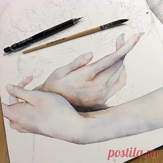First step 😌 А замечали, что работа как снежный ком: то пусто, то густо?) И как раз, когда проекты заполнят весь график, муза тоже тут как тут😄