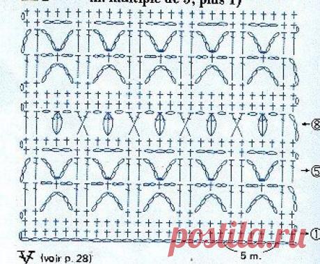 Платье туника, вязанное крючком