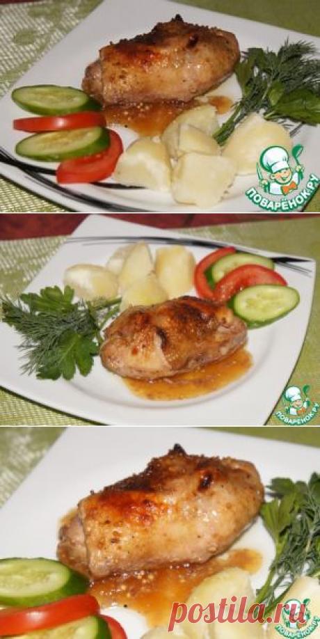 Окорочка, фаршированные грецкими орехами - кулинарный рецепт