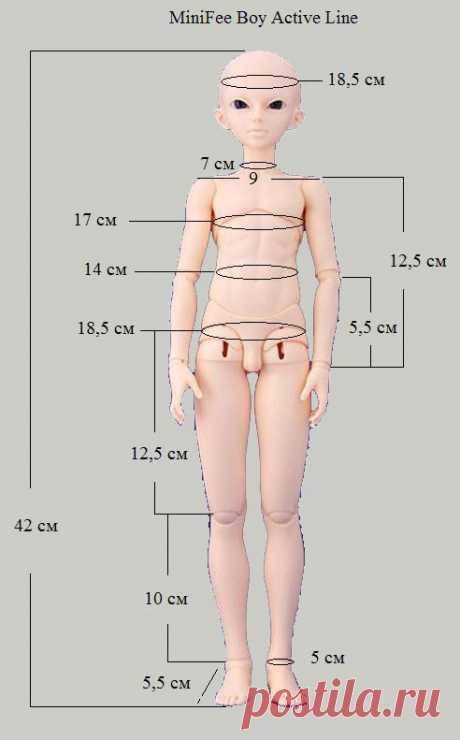 BJD-club • Просмотр темы - Выкройки (мерки) на LittleFe, pukiFee, MiniFee