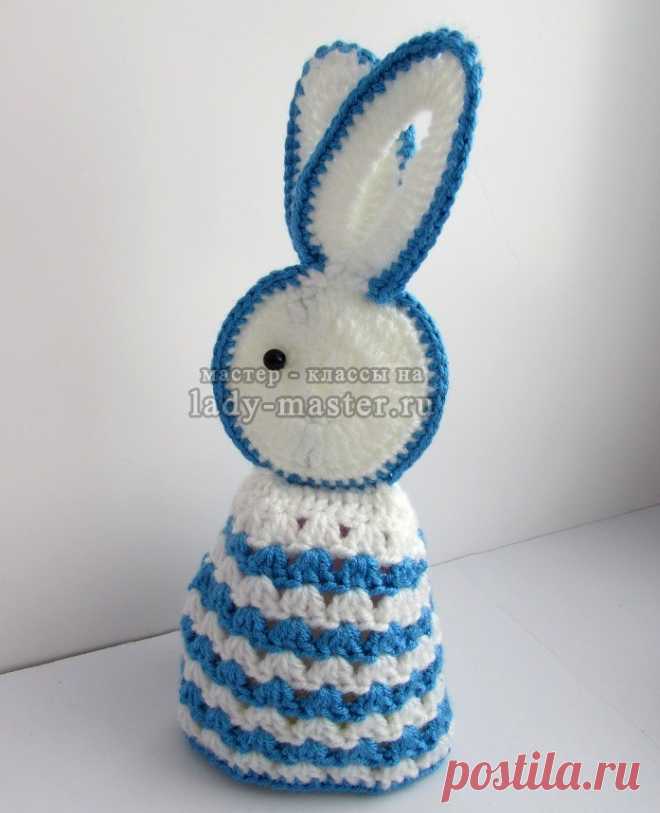 Пасхальный кролик крючком, мастер - класс с фото, пошагово