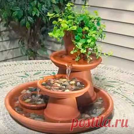 Мини-фонтан своими руками