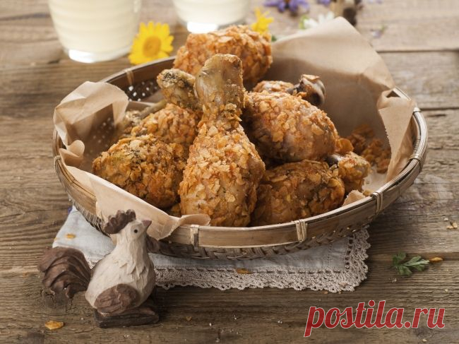 Хрустящие куриные ножки, рецепт приготовления