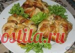 Слойки с ветчиной и сулугуни